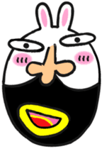 King rabbit sticker #4388543