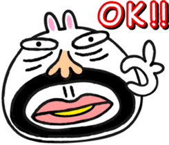 King rabbit sticker #4388546