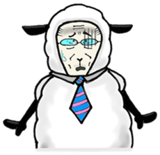 Uncle Sheep sticker #4388565