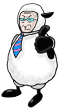Uncle Sheep sticker #4388568