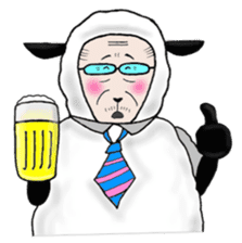 Uncle Sheep sticker #4388575