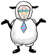 Uncle Sheep sticker #4388589