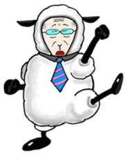 Uncle Sheep sticker #4388598