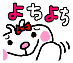 "woman" Love 39 laughs rabbit sticker #4388622