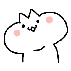 HELLO ! White kitten.