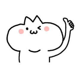 HELLO ! White kitten. sticker #4388922