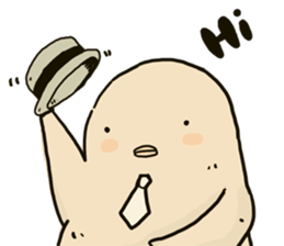 Chubby rice ball sticker #4389040