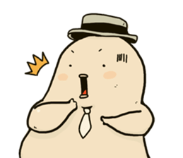 Chubby rice ball sticker #4389041