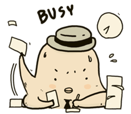 Chubby rice ball sticker #4389042