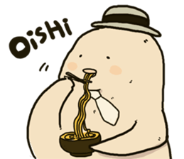 Chubby rice ball sticker #4389044