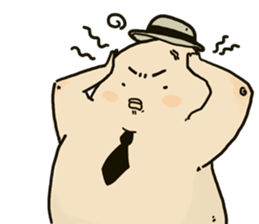 Chubby rice ball sticker #4389046