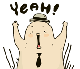 Chubby rice ball sticker #4389047