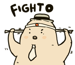 Chubby rice ball sticker #4389048