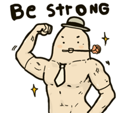 Chubby rice ball sticker #4389051