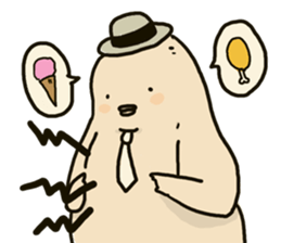 Chubby rice ball sticker #4389054