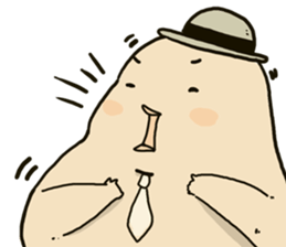 Chubby rice ball sticker #4389056