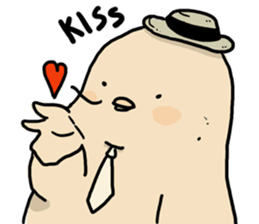 Chubby rice ball sticker #4389057