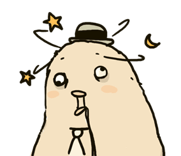 Chubby rice ball sticker #4389058