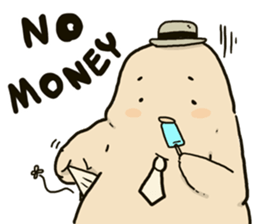 Chubby rice ball sticker #4389062