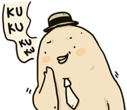 Chubby rice ball sticker #4389063