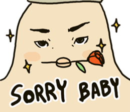 Chubby rice ball sticker #4389067