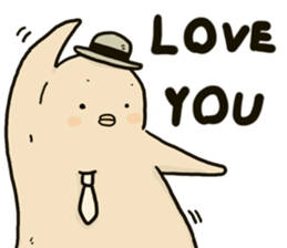 Chubby rice ball sticker #4389069