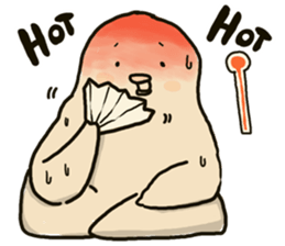 Chubby rice ball sticker #4389075