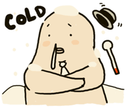 Chubby rice ball sticker #4389076