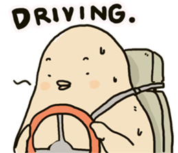 Chubby rice ball sticker #4389079