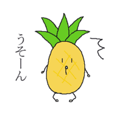 Pineapple no nichijo sticker #4389369