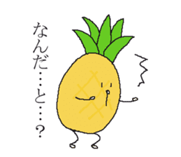Pineapple no nichijo sticker #4389389