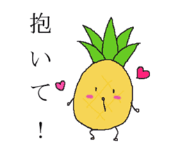 Pineapple no nichijo sticker #4389398