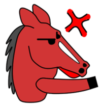 JIN-JIN Horse Life sticker #4389682