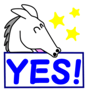 JIN-JIN Horse Life sticker #4389690