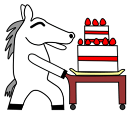 JIN-JIN Horse Life sticker #4389706