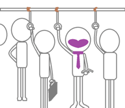 Heart man sticker #4390011