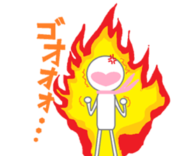 Heart man sticker #4390012