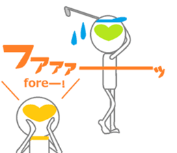 Heart man sticker #4390014