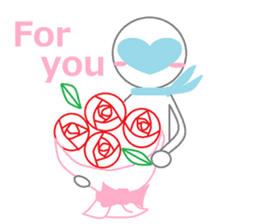 Heart man sticker #4390015