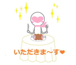 Heart man sticker #4390019