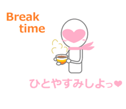 Heart man sticker #4390021