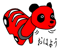 A red panda sticker #4390320