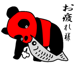 A red panda sticker #4390324