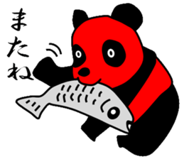 A red panda sticker #4390325