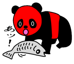 A red panda sticker #4390327