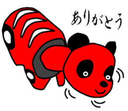 A red panda sticker #4390332