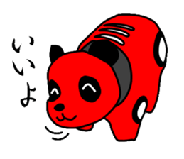 A red panda sticker #4390335