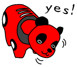 A red panda sticker #4390341