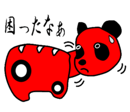 A red panda sticker #4390343