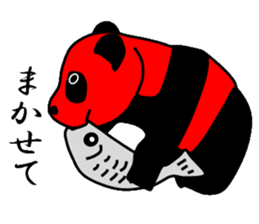 A red panda sticker #4390346